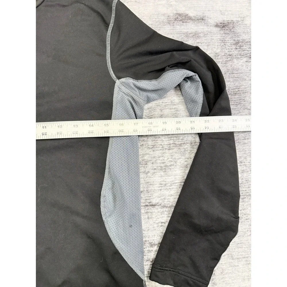 Nike Pro Combat Shirt Men's Small Black Hyperwarm Dri-Fit Athletic Fitted Sports